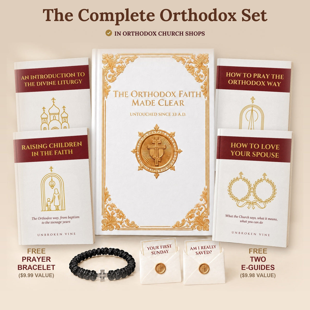The Complete Orthodox Set: the book, four practical booklets, prayer bracelet and two e-guides