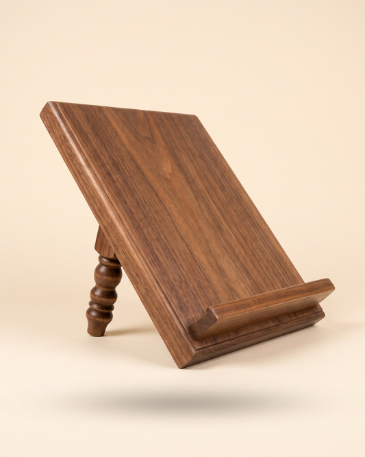 Carved wooden icon stand