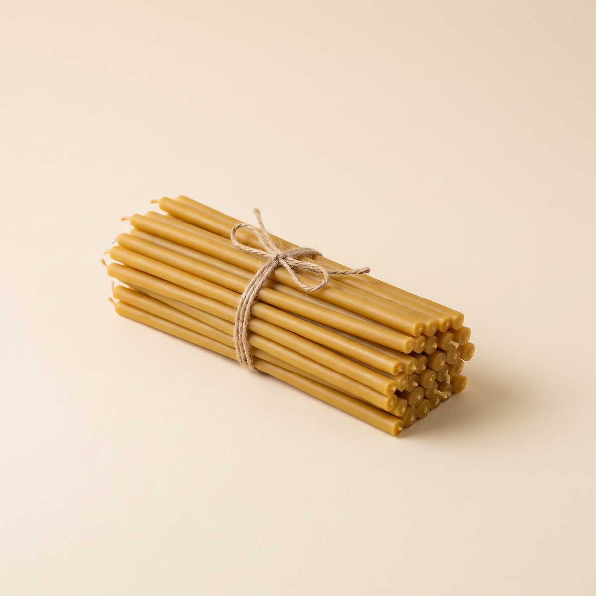Beeswax church candles