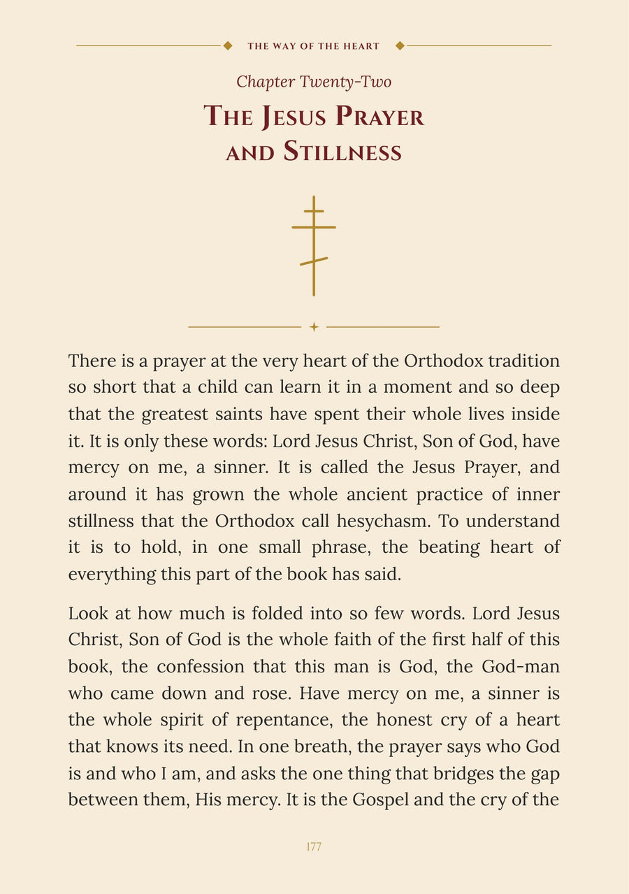 Page 177: The Jesus Prayer and Stillness