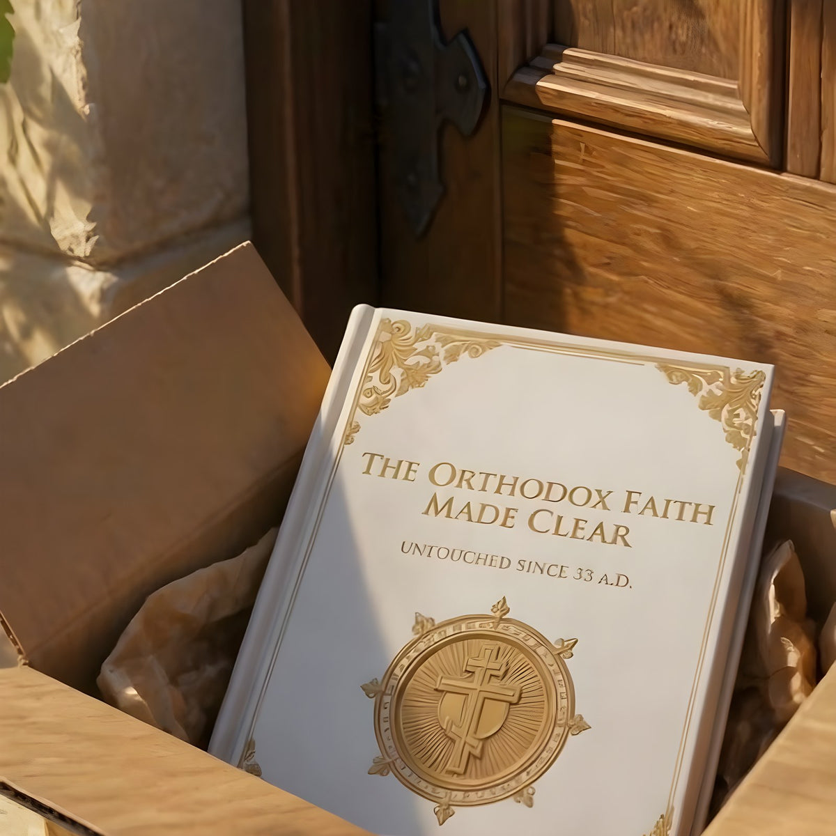 The book in its box
